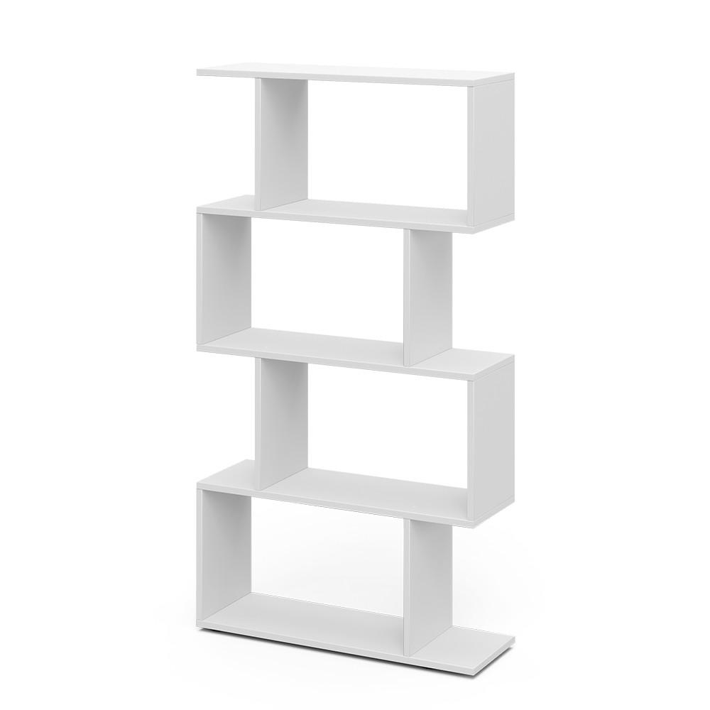 RAUMTEILER Levio Weiß 70 x 132.1 cm 4 Fächer - Weiß, Holzwerkstoff (70/132.1/23.8cm) - Vicco