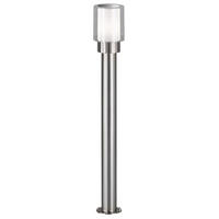 LED STEHLEUCHTE Edelstahl Silber Weiß - Silberfarben, Metall (12/12/80cm) - Wofi