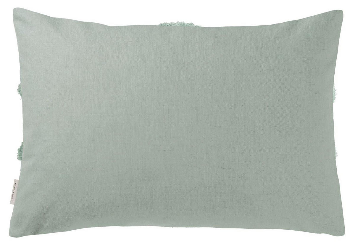 ZIERKISSENHÜLLE Tufted Boho mint 40x60cm - Mintgrün, Textil (40/60cm) - Tom Tailor