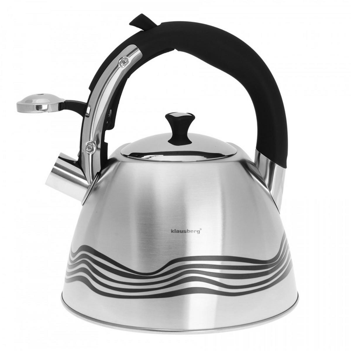 WASSERKESSEL Silber 24.5/16/14 cm KB7099 - Silberfarben, Metall (24.5cm) - Klausberg 