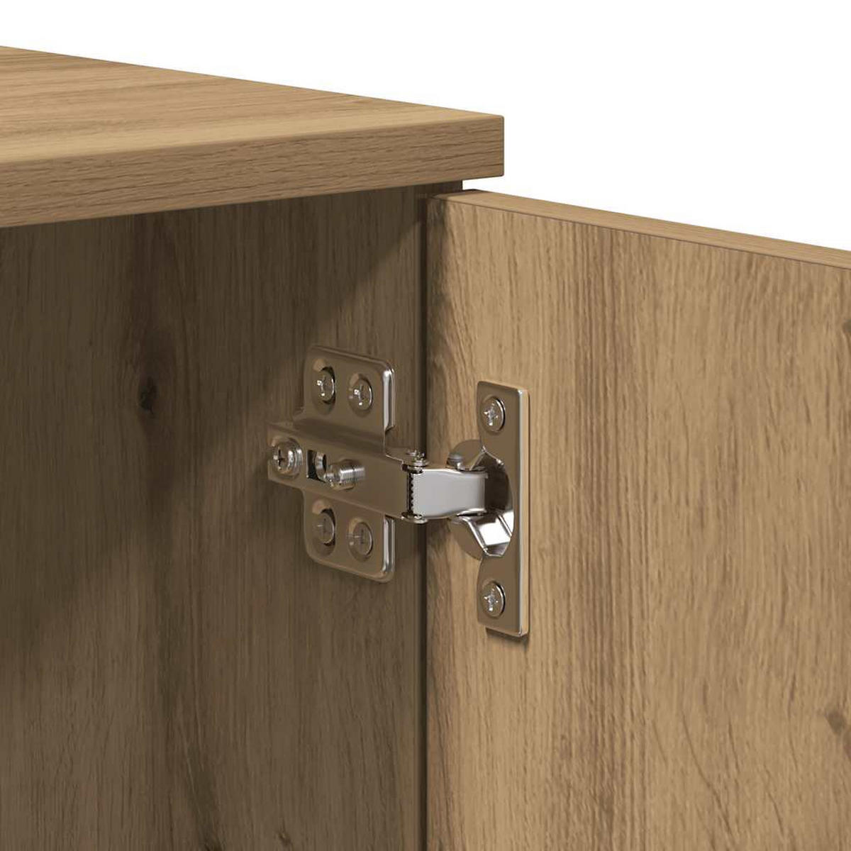COUCHTISCH Artisan-Eiche 50/50/36 Cm Holzwerkstoff - Braun, Holzwerkstoff (50/50/36cm) - vidaXL