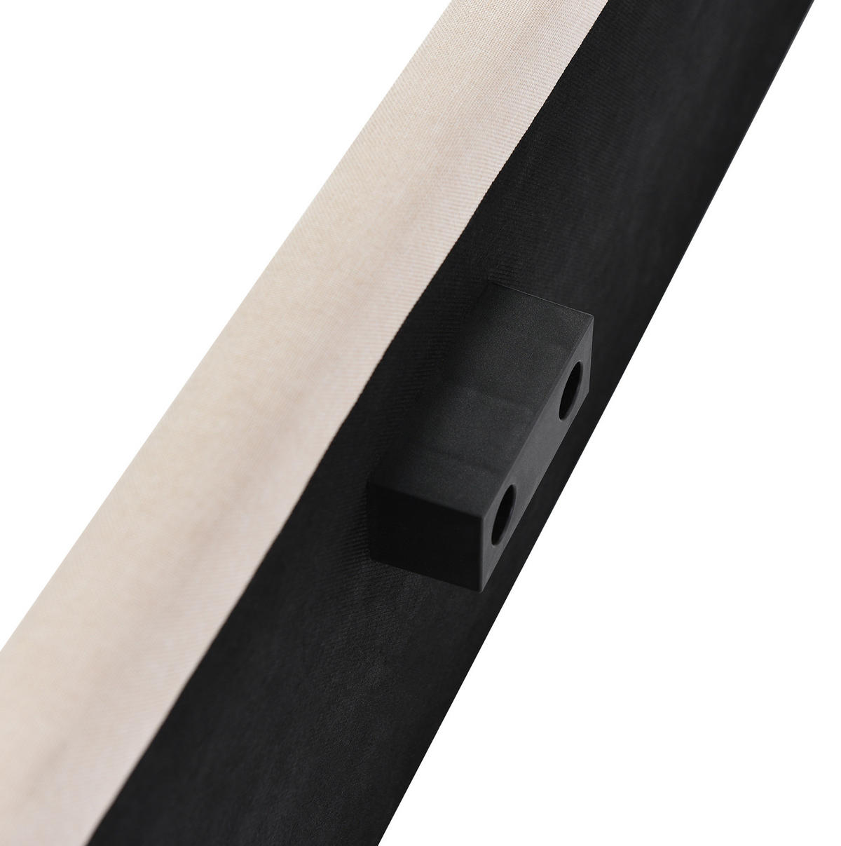 POLSTERBETT 180/200 cm Beige aus Leinen mit Stauraum - Beige, Textil (180/200cm) - OKMYHOME