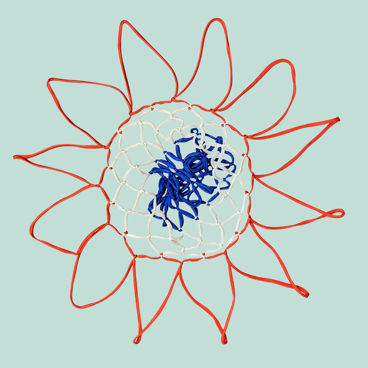 BASKETBALLKORB - Multicolor, Metall (45/56.5cm) - Relaxdays