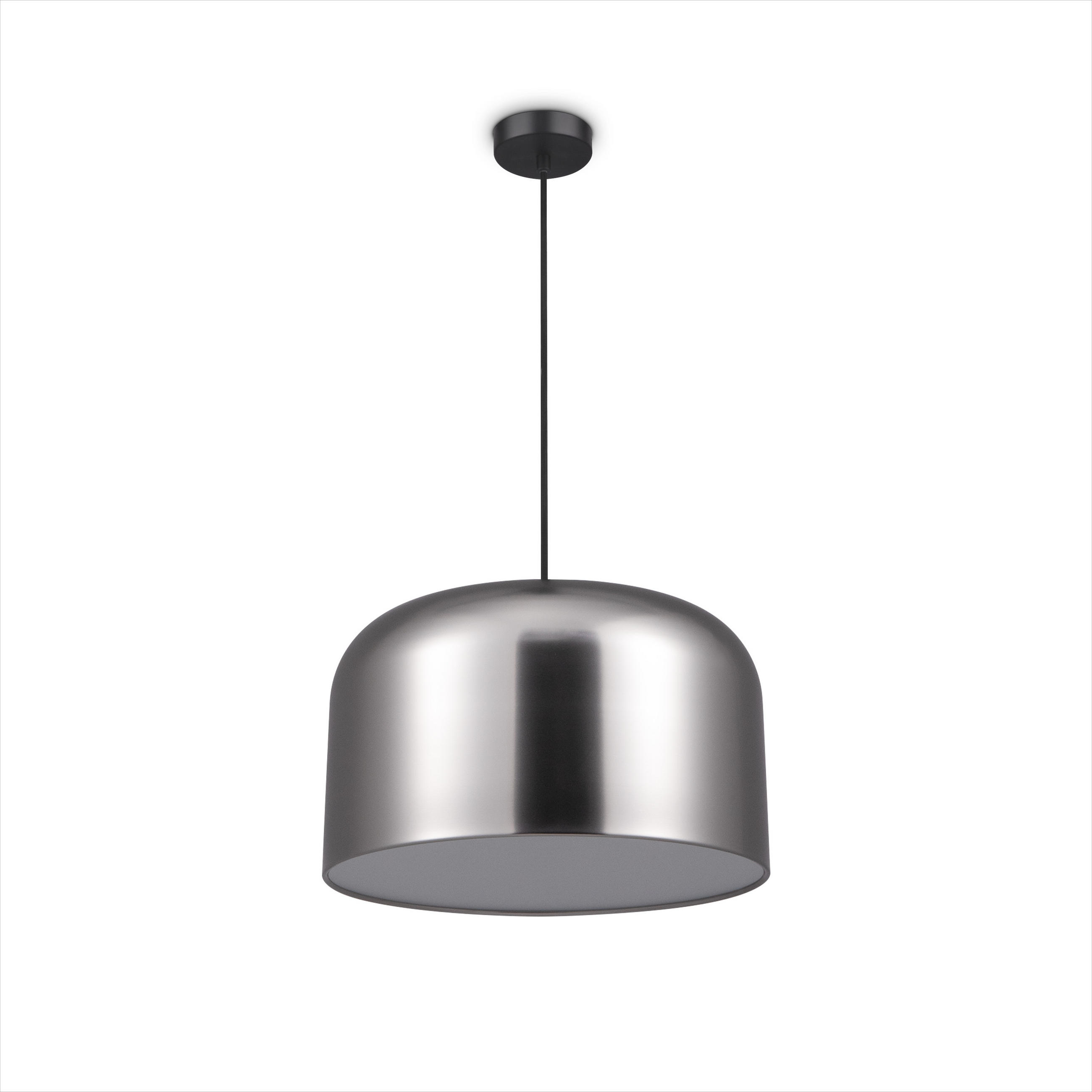 PENDELLEUCHTE Bowl - Schwarz, Metall (25/25/15.4cm) - Paco Home