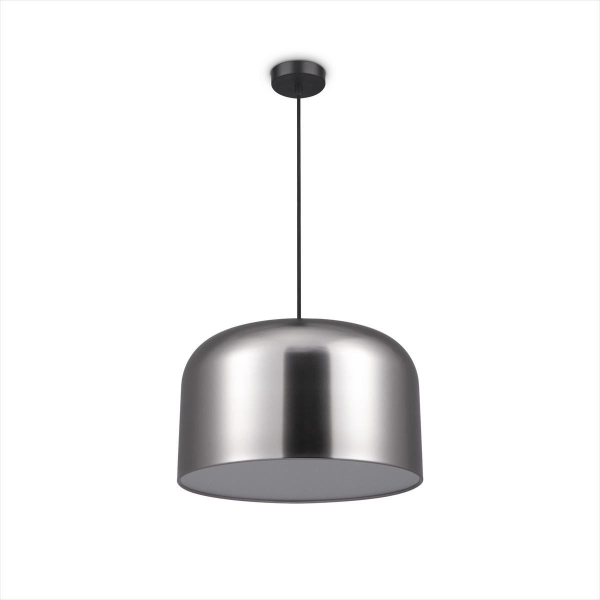 PENDELLEUCHTE Bowl - Schwarz, Metall (25/25/15.4cm) - Paco Home