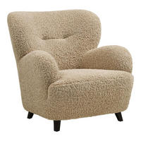 SESSEL, Disa, Braun, Polyester, 84 x 86 x 87 cm - Braun, Textil (84/87/86cm) - ebuy24