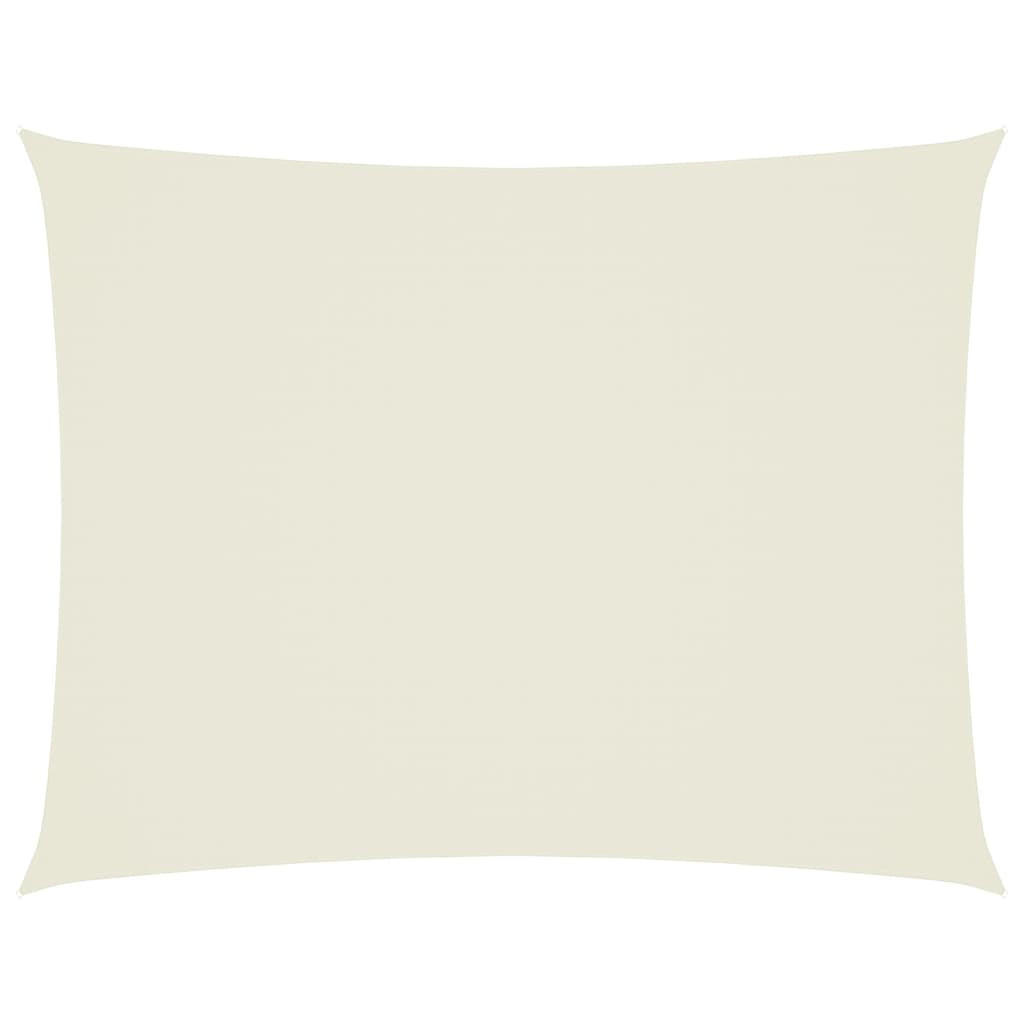 SONNENSEGEL Oxford-Gewebe Rechteckig 3x4 m Creme - Creme, Textil (400/300cm) - furnicato