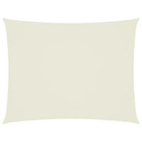 SONNENSEGEL Oxford-Gewebe Rechteckig 3x4 m Creme - Creme, Textil (400/300cm) - furnicato