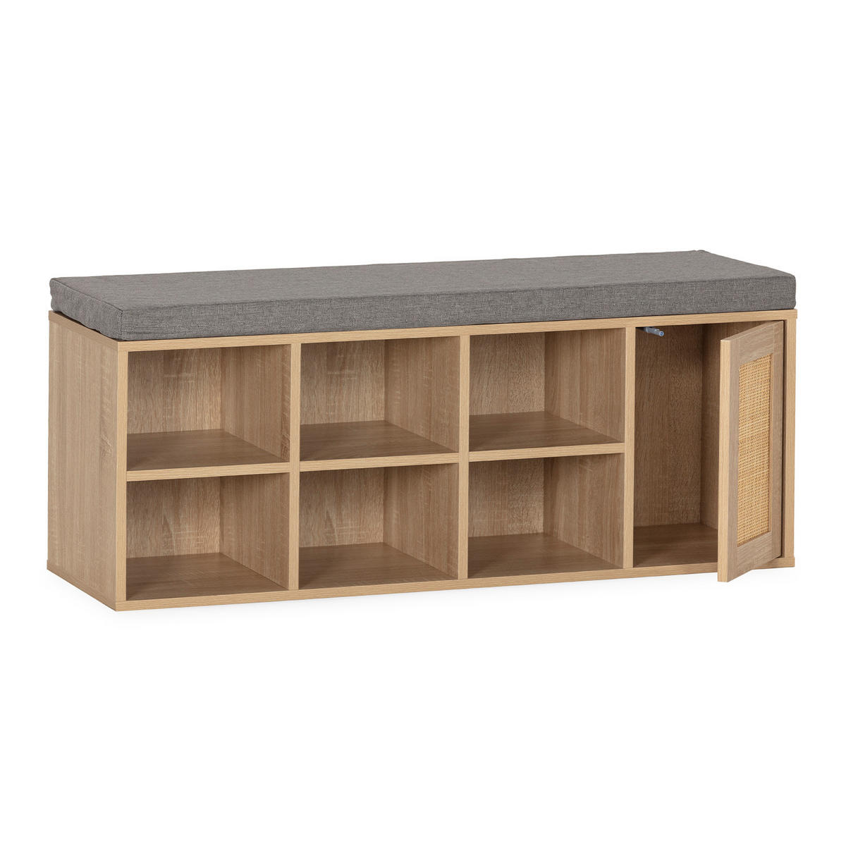 SCHUHBANK Rafael Eichenfarbe - Honigeiche, Holzwerkstoff (108/45/35cm) - VS Venta-stock