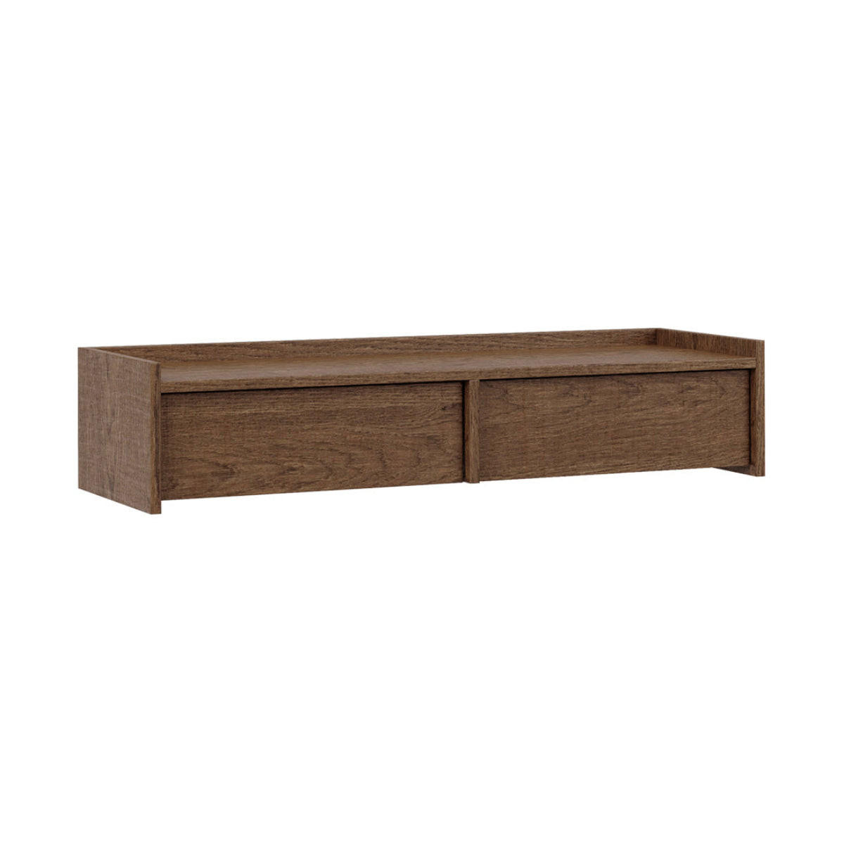 KONSOLE Japandi Dunkles Holz - Braun, Holzwerkstoff (105/21.5/34cm) - Petits-meubles