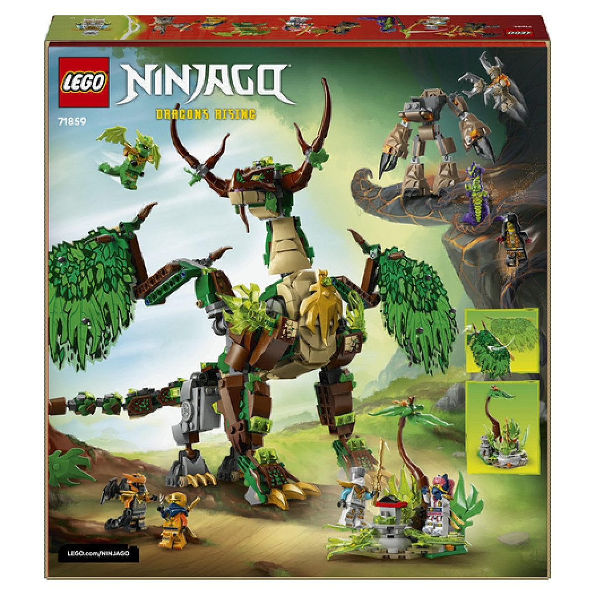 KLEMMBAUSTEINE Ninjago Lebensdrache - Rot, Kunststoff (37.8/7/35.4cm) - Lego