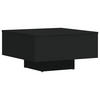 COUCHTISCH Schwarz 60x60x31,5 cm Holzwerkstoff - Schwarz, Holzwerkstoff (60/60/31.5cm) - furnicato