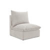 SOFAELEMENT Samt Stoff Beige - Hellbraun/Schwarz, Holzwerkstoff/Kunststoff (75/77/90cm) - Makamii