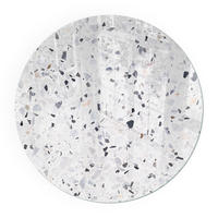 GLASPLATTE für Kamin Ø 90 cm - Weiß, Glas (90/90/0.4cm) - TULUP