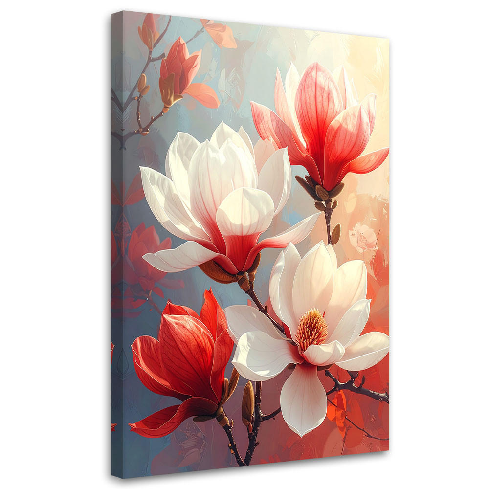 Feeby Leinwandbilder, Rot 20x30 cm