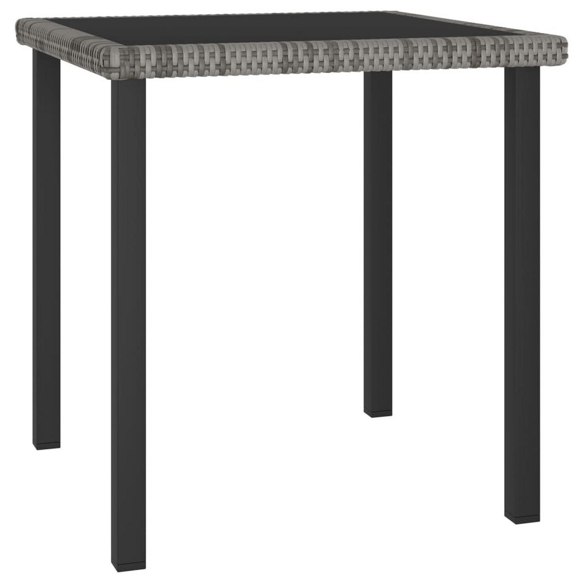 GARTENTISCH Tischfried 70/73/70 cm - Grau, Naturmaterialien (70/70/73cm) - ZMH