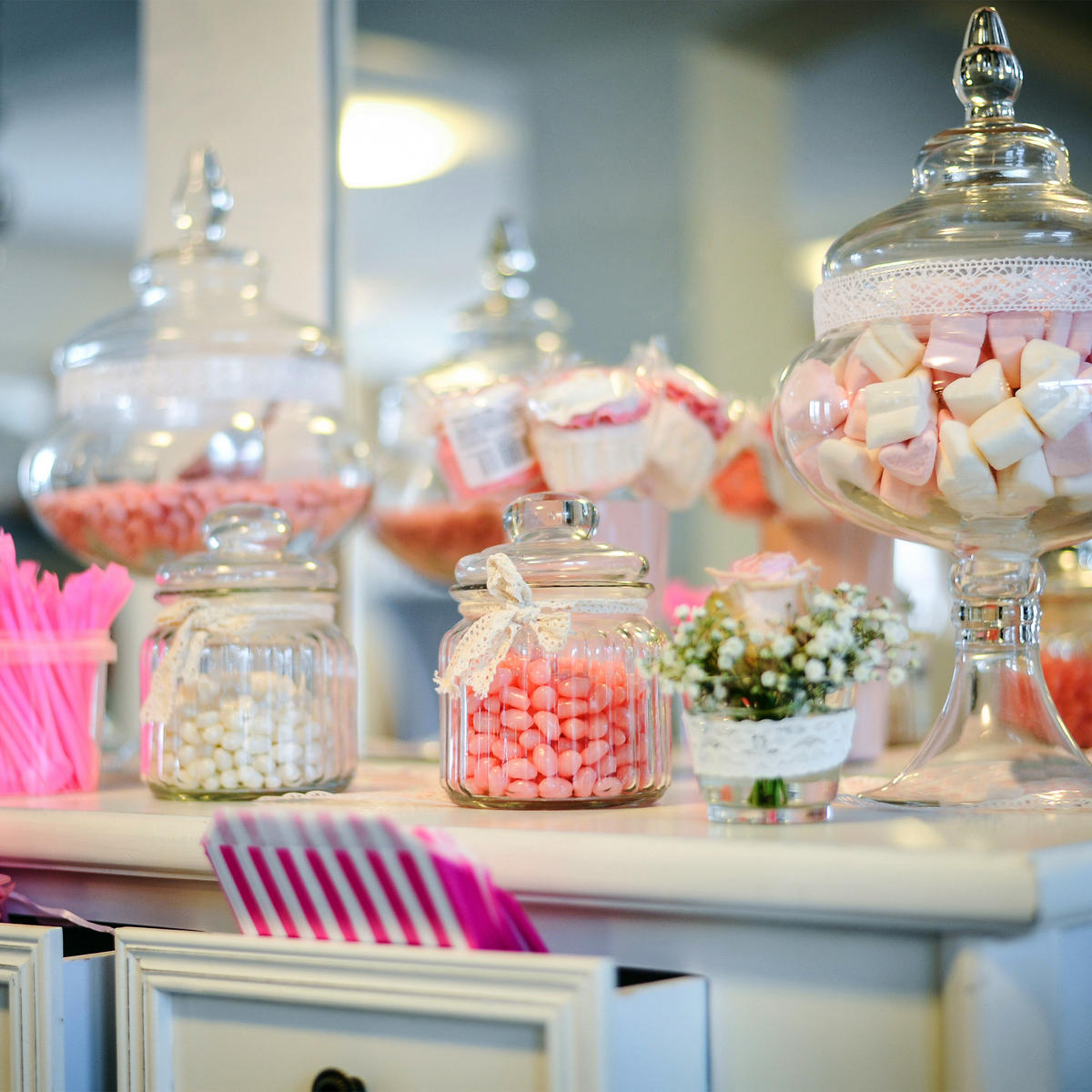 6xVORRATSGLÄSER - Transparent, Glas/Kunststoff (11/15.5/11cm) - Relaxdays