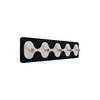 WANDGARDEROBE Rizar Schwarz 48/4.5/11.5 cm - Schwarz, Holz (4.5/11.5/48cm) - Present Time
