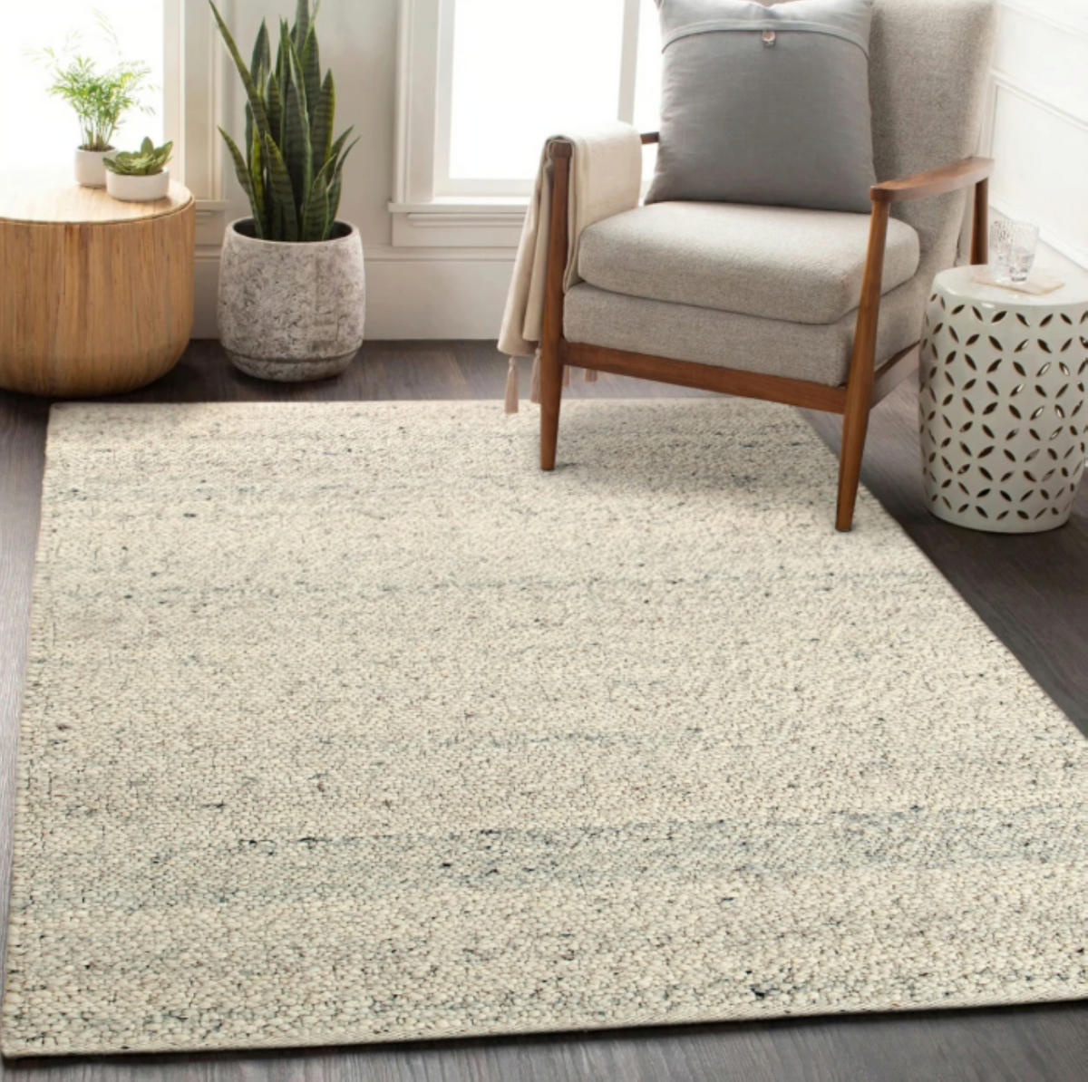 TEPPICH Wohn-/Schlafzimmer Wolle SHEPERD Beige 170x240 cm - Beige, Naturmaterialien (170/240cm) - Novatrend