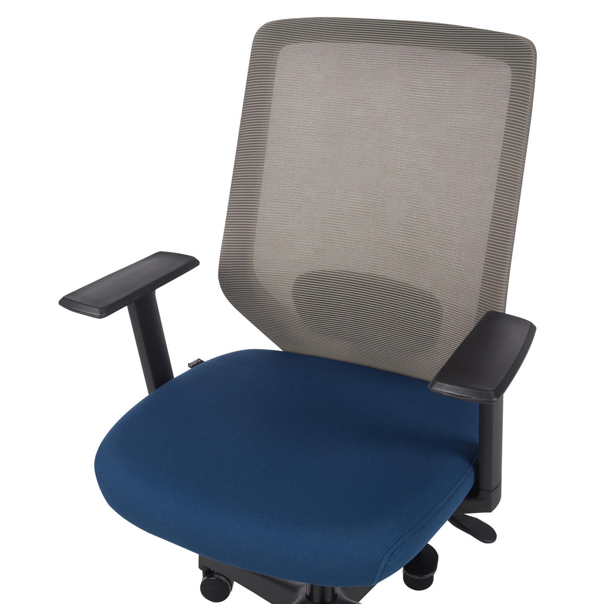 BÜROSTUHL Blau Virtuoso - Blau/Schwarz, Textil (53/97/53cm) - Beliani