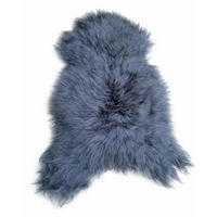 SCHAFFELL Langhaar skandinavisch weich chromfrei Silber Grau ca. 125 cm - Silberfarben/Grau, Fell (70/125cm) - Provellus