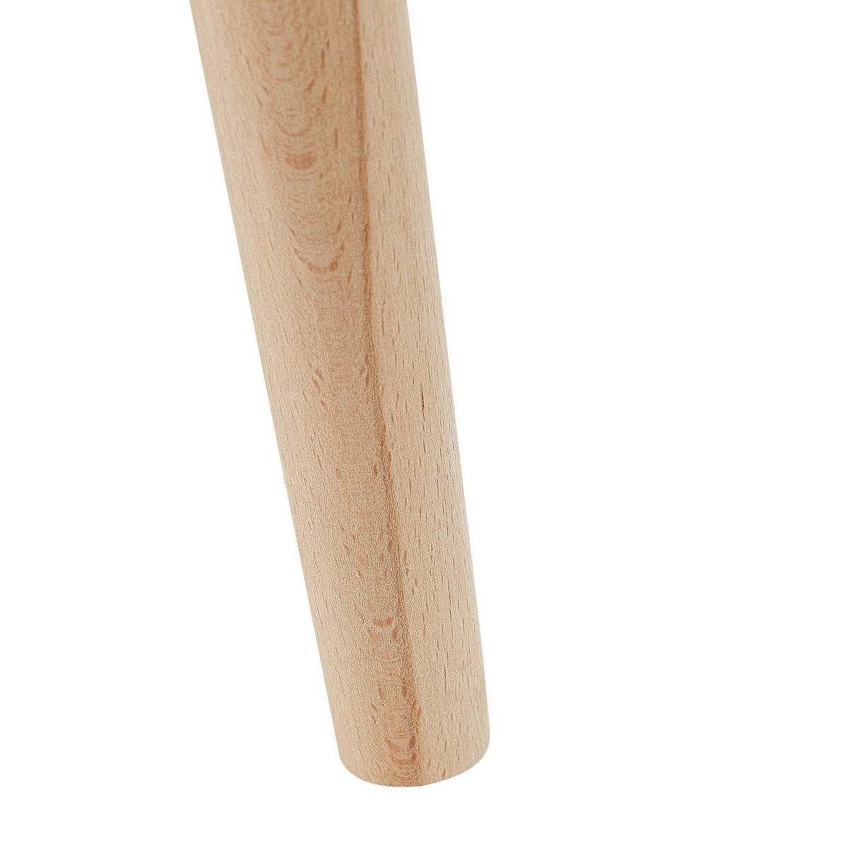 PFLANZENSTÄNDER hellgrau mit Holzbeinen 61 cm Malaki - Hellbraun/Hellgrau, Stein (61cm) - Beliani