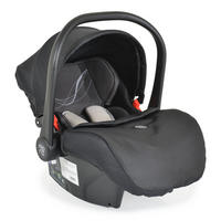 BABYSCHALE i-Size Multi (40 - 87cm) schwarz Gruppe 0+ Fußabdeckung Kopfstütze Gurt - Schwarz, Kunststoff (33/73/42cm) - Moni