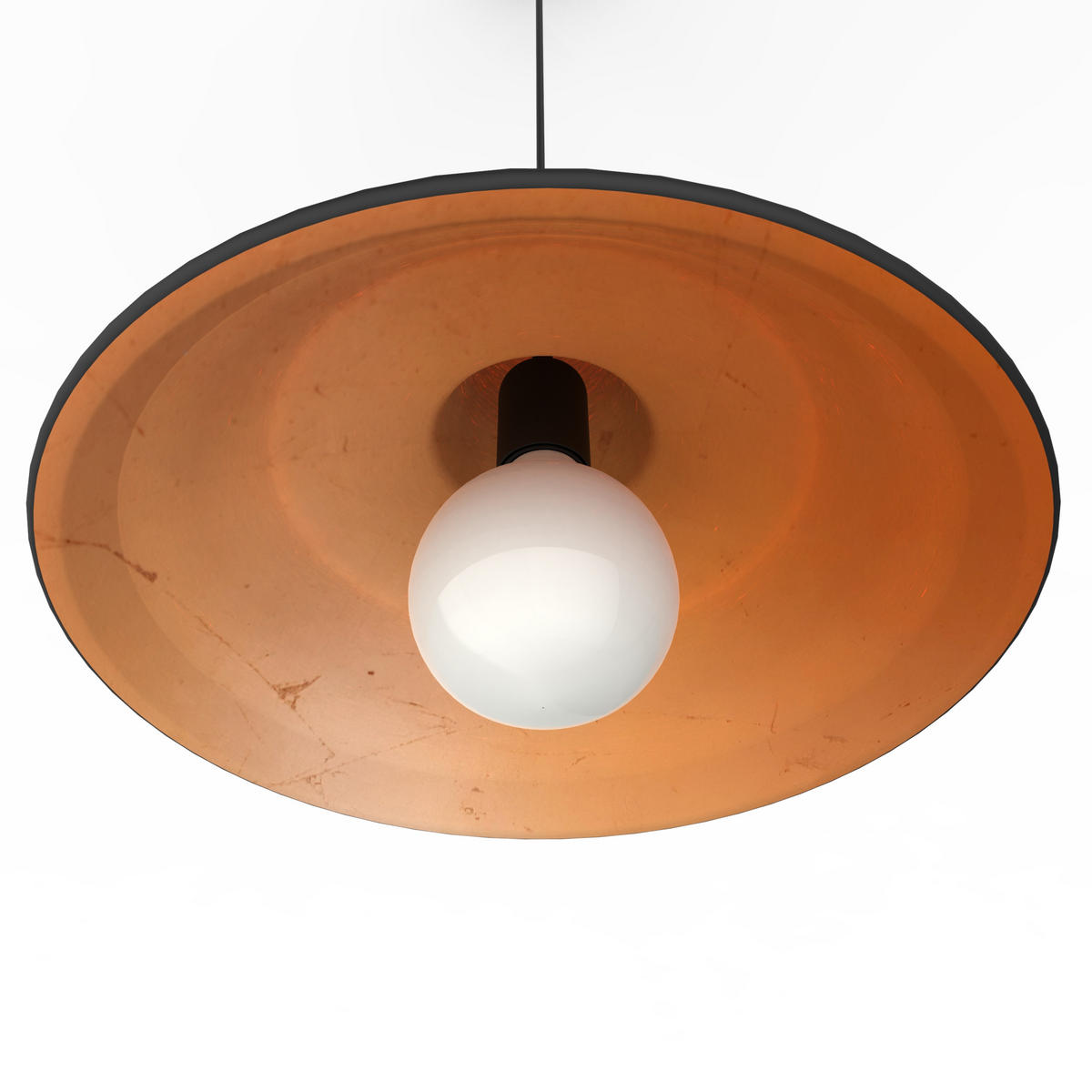 HÄNGELEUCHTE - Kupferfarben, Metall (35/35/20cm) - Lumicom