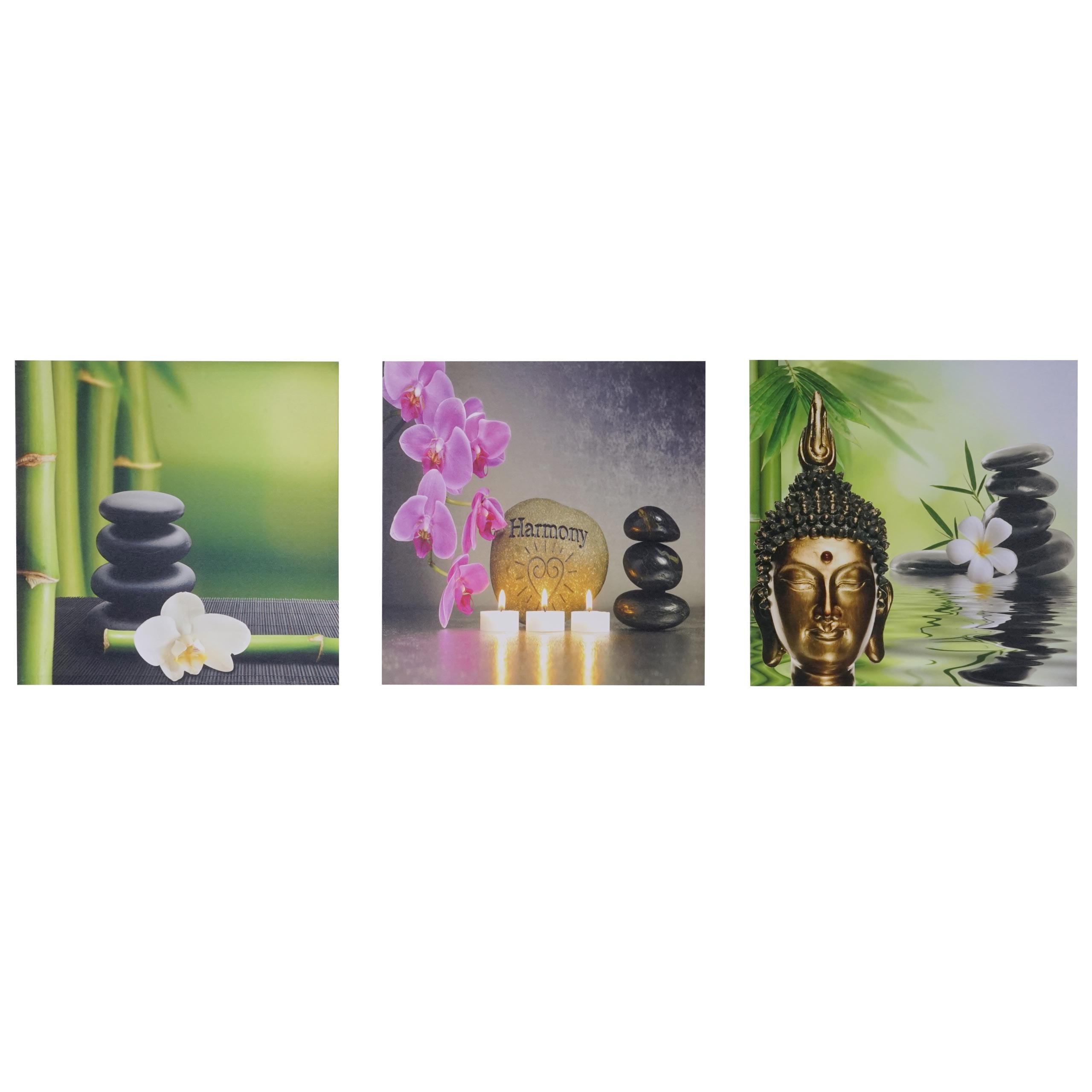 LEINWANDBILD BUDDHA Multicolor - Multicolor, Holz (150/50cm) - MCW