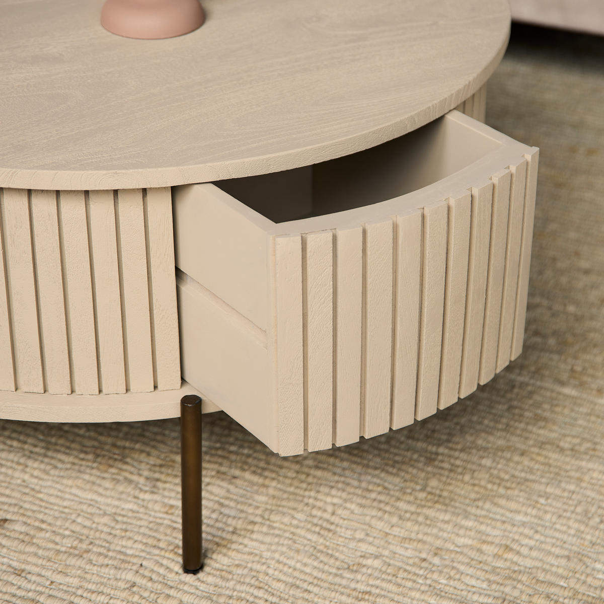 COUCHTISCH Madison Beige 80/80/40 cm - Beige, Holz (80/80/40cm) - Starfurn