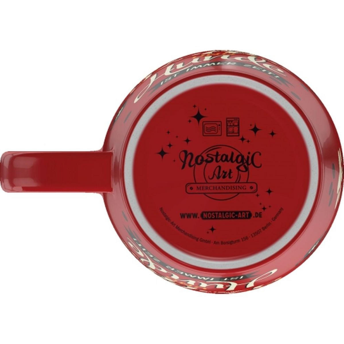 KAFFEETASSE 330 ml PfotenSchild Kaffee & Hunde - Multicolor, Keramik (0.33L) - Nostalgic-Art