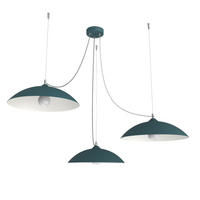 HÄNGELEUCHTE Dream X3 - Blau, Metall (40/40/9cm) - Lumicom