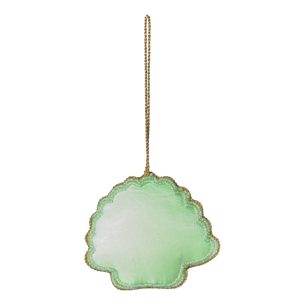 BAUMANHÄNGER Hang On Ornamanet Muschel - Grün, Glas/Kunststoff (8/7/1cm) - Butlers