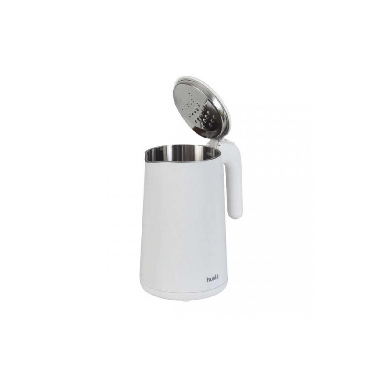 WASSERKOCHER ELEKTRISCH Weiß 15/22/23 cm 52823 - Weiß, Metall (22/23/15cm) - Husla 