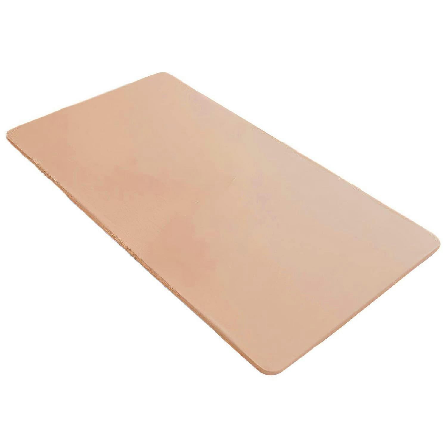TISCHTUCH PU-Leder Braun 120 x 60 cm - Braun, Kunststoff (120/60/1.5cm)