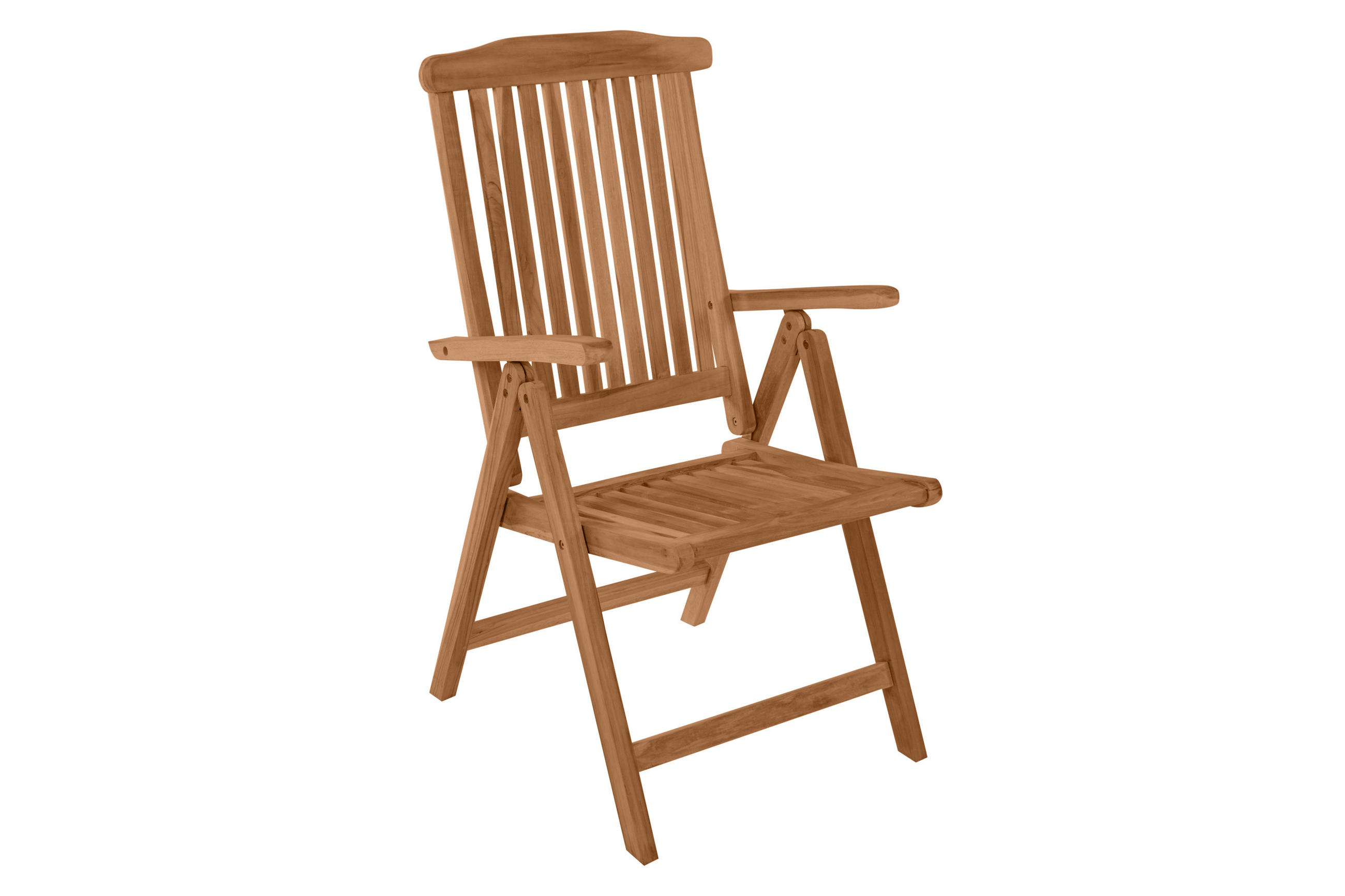 GARTENSTUHL HIGHLINE ARUBA - Braun, Holz (50/108/47cm) - SAM