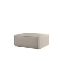 POLSTERHOCKER Celes Premium Ascot Bukla - Beige, Holzwerkstoff/Textil (85/40/85cm) - Fun Möbel