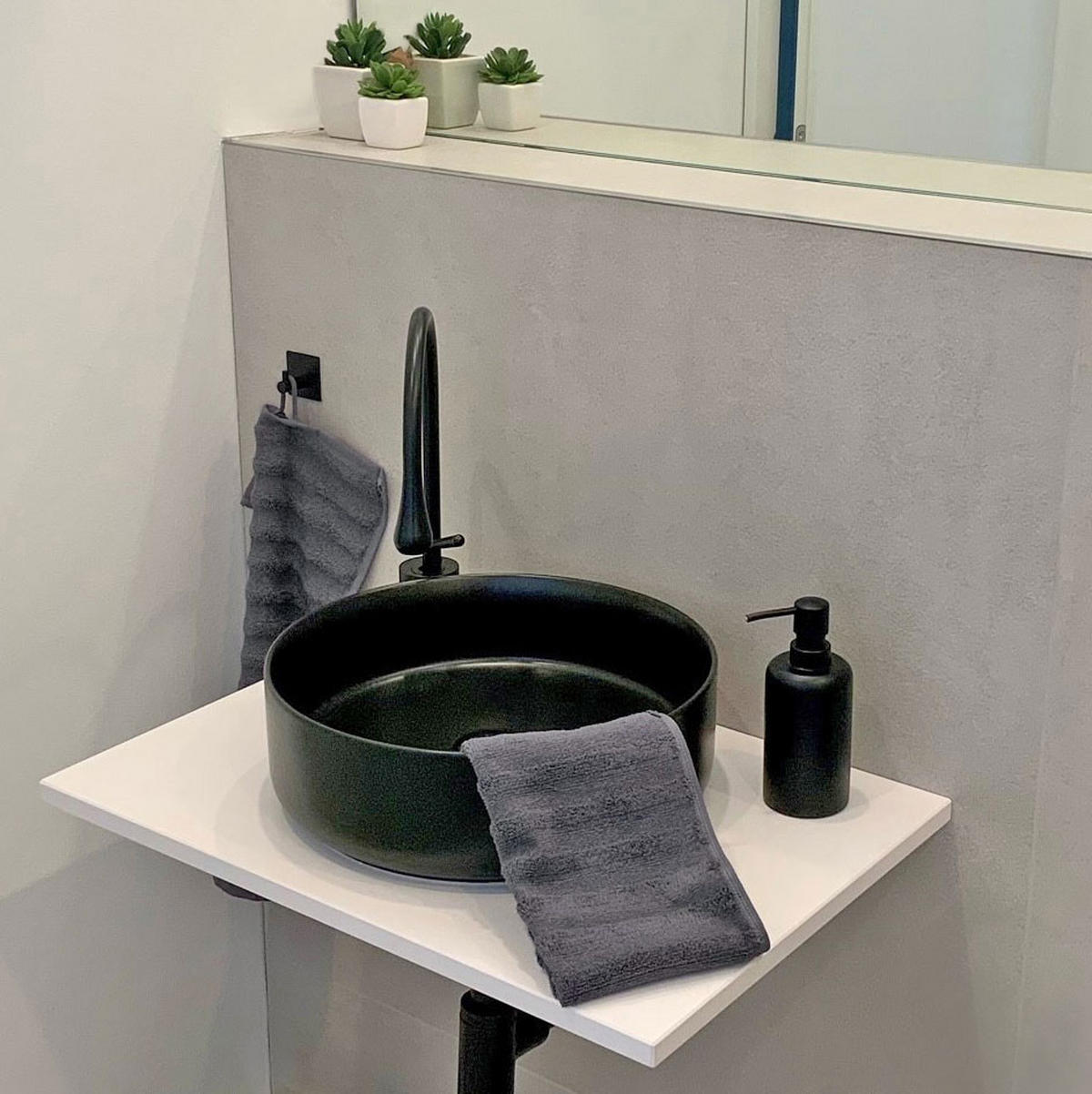 GÄSTETÜCHER, 10er-Set, 30x50 cm, 100% Baumwolle, Grau - Graphitfarben, Textil (30/50cm) - Zollner