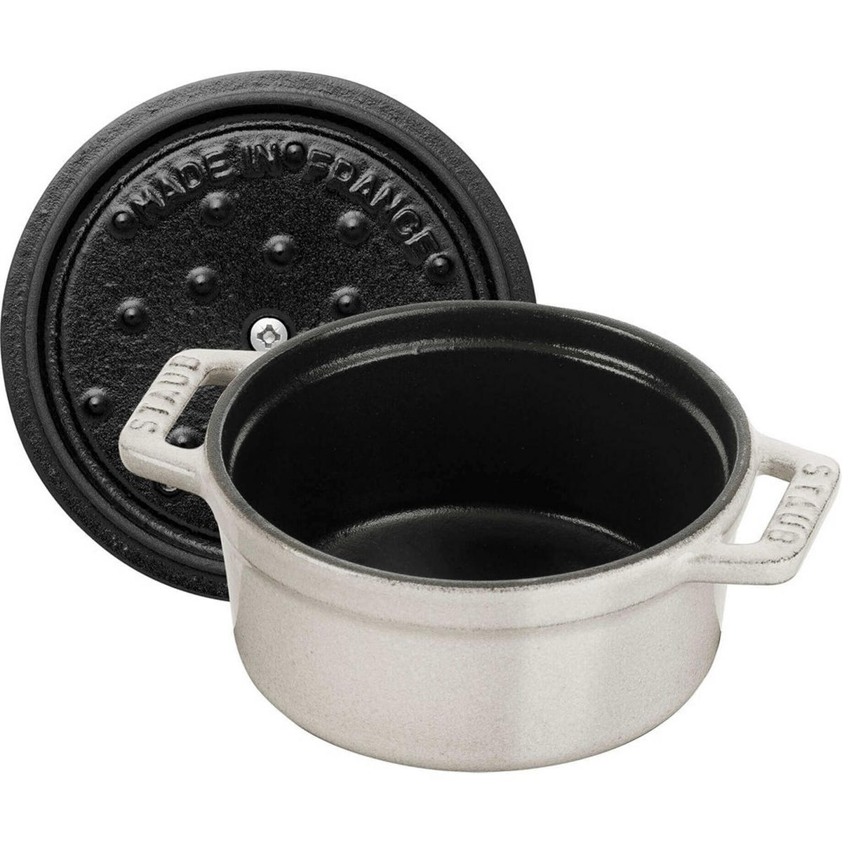 TOPF Grau 13/9.9/7 cm 405014080 - Grau, Metall (10cm) - Staub