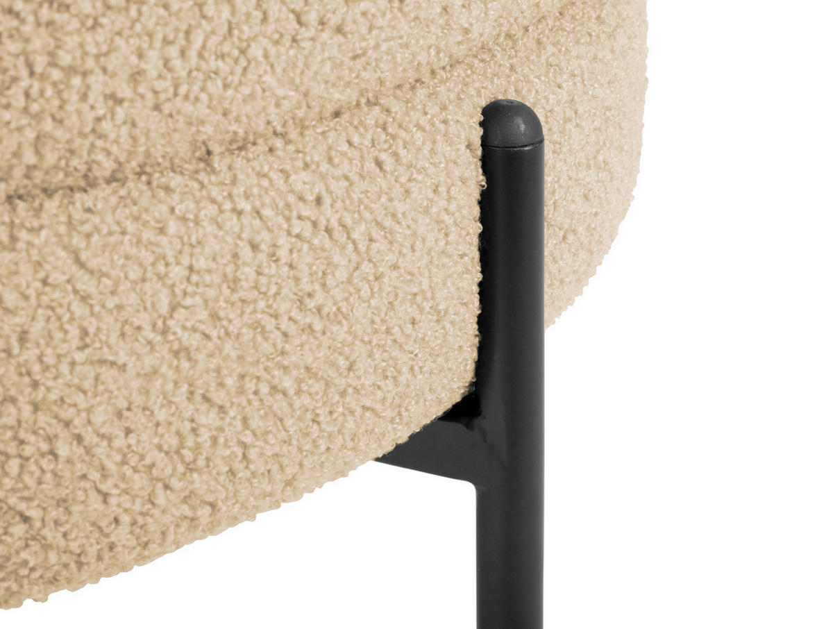 SESSEL Noble 75/73/73 cm - Beige, Kunststoff (73/73/75cm) - Leitmotiv