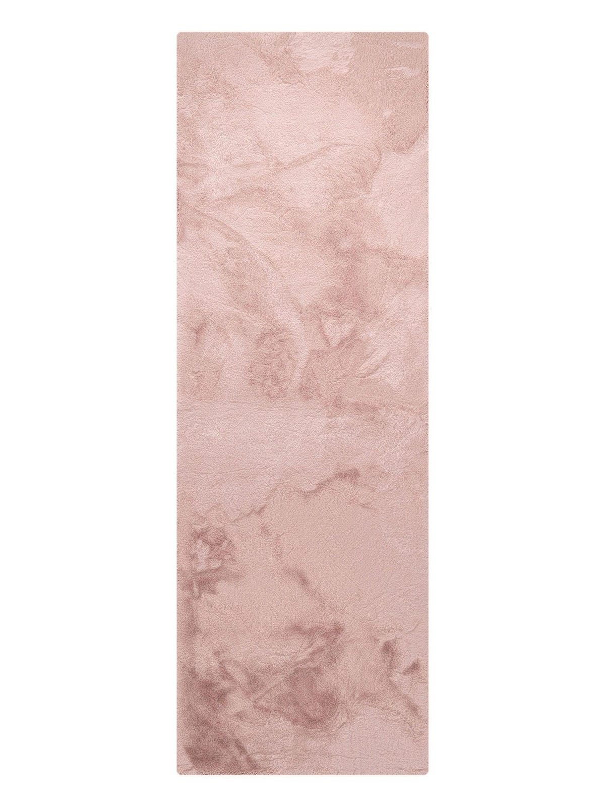 KUNSTFELL-TEPPICH Dave Rosa 80x240 cm - Rosa, Textil (80/240cm) - benuta Nest