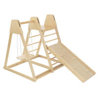 KLETTERGERÜST - Naturfarben, Holzwerkstoff (112/121cm) - Joyz