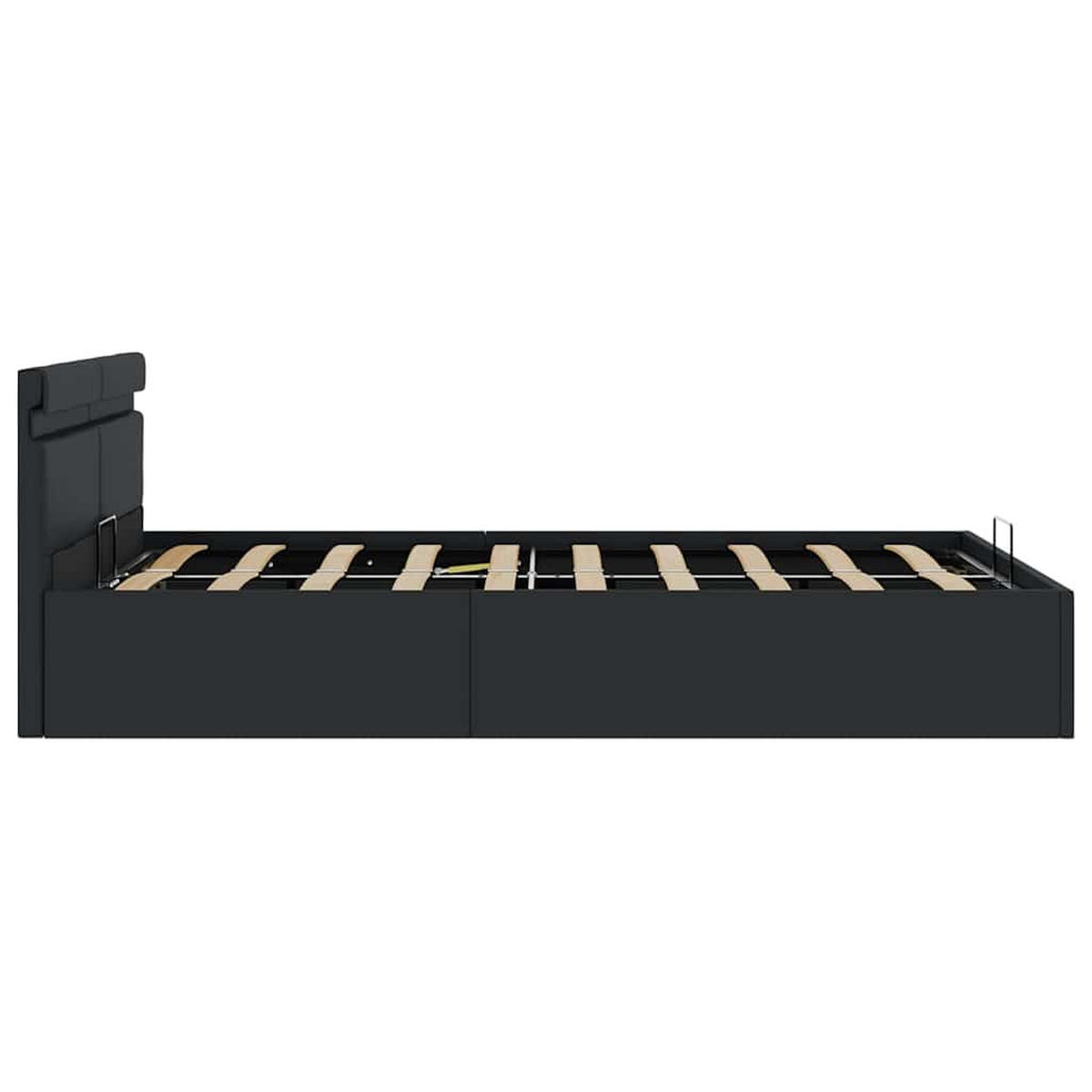 METALLBETT Jaramillo 147/212 cm - Schwarz, Metall (140/200cm) - Nettlife