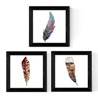 POSTER Set Mit 3 Illustration Aquarell 20X20cm Rahmenlos - Klar, Papier (20/5/20cm) - Nacnic