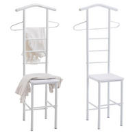 HERRENDIENER JIVO 2ER-SET - Weiß, Metall (53/121/47cm) - CARO-Möbel