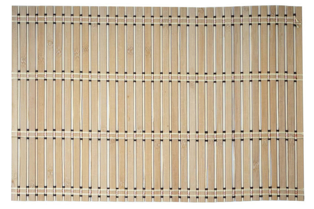 TISCHSET rechteckig Braun 6er-Set - Braun, Holz (30/45cm) - MCW