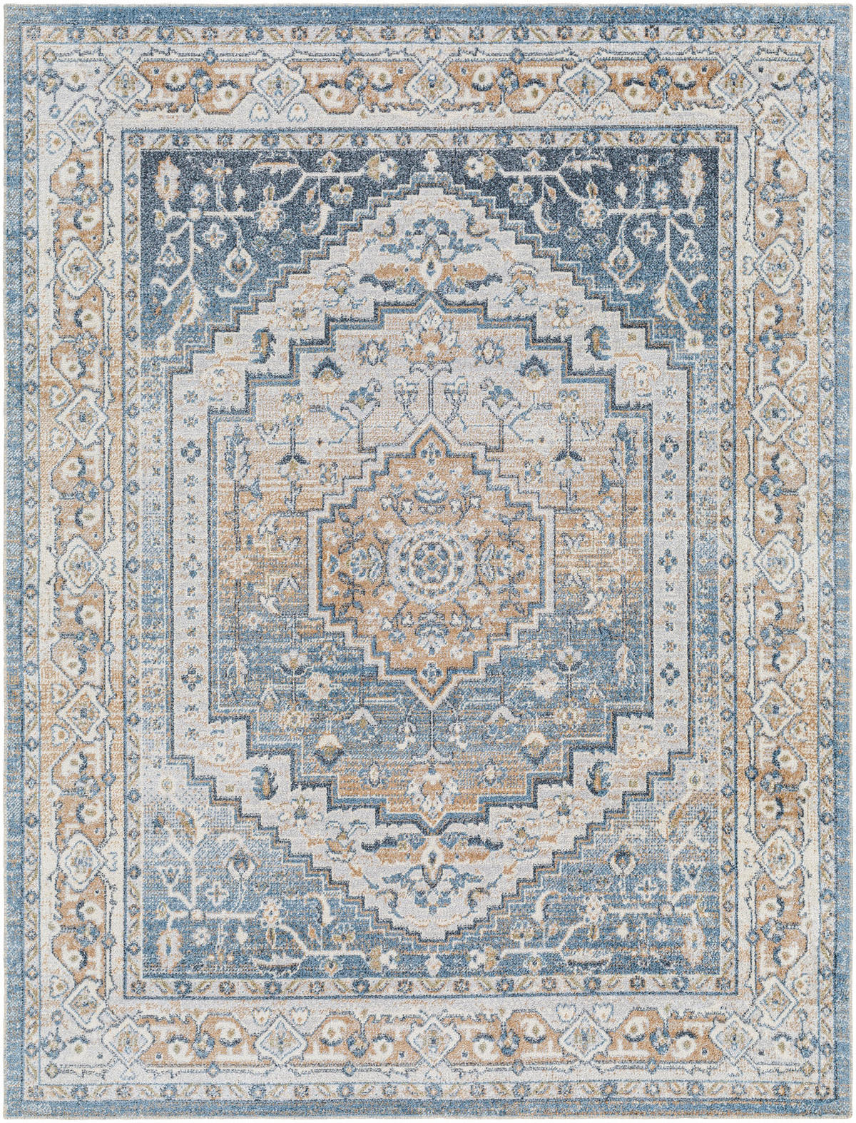 TEPPICH Maschinenwaschbar 160/213 cm Blau - Blau, Naturmaterialien/Textil (160/213cm) - LIVABLISS