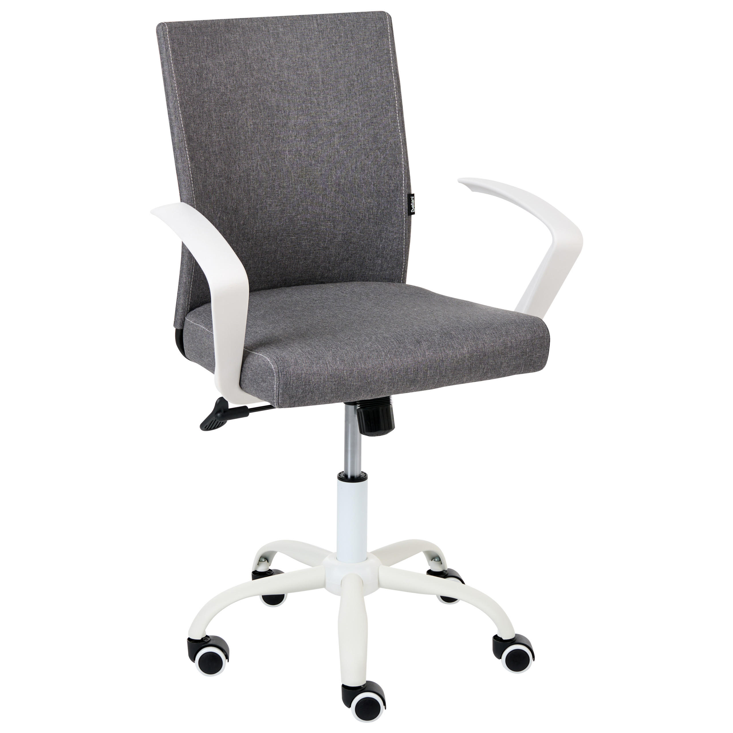 KANCELÁŘSKÁ ŽIDLE Tmavě šedá Modra - tmavě šedá, textil (52/91/52cm) - Beliani