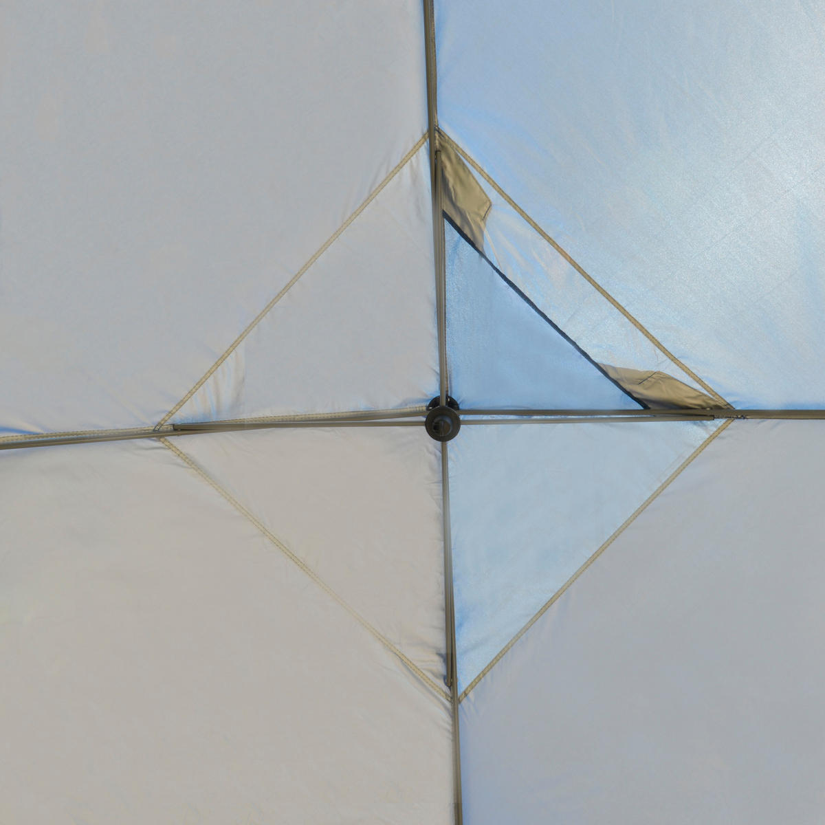 PAVILLON ca. 3x 3m - Blau, Kunststoff (295/264/295cm) - Outsunny