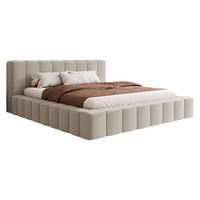 POLSTERBETT Makira - Kaschmir, Holz/Holzwerkstoff (140/200cm) - MIRJAN24